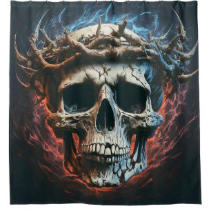Skull Art Shower Curtain