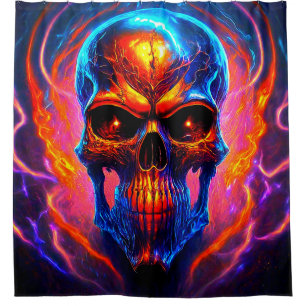 Skull Art Shower Curtain