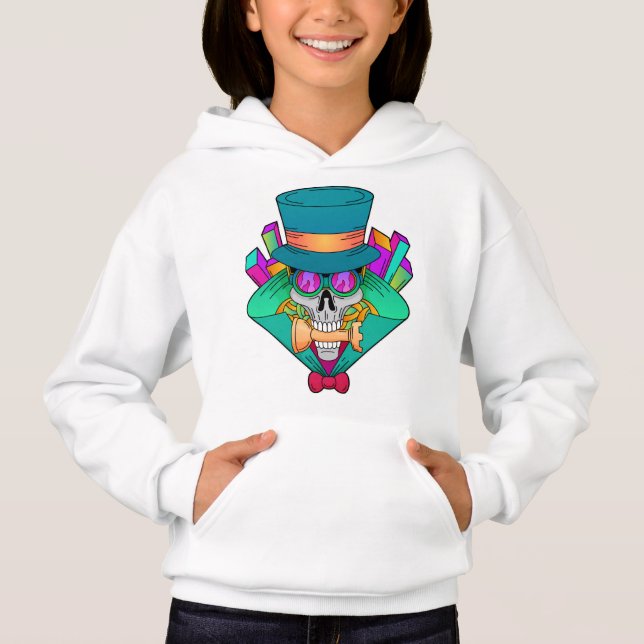 Skull at Chess with Chess piece Rook (Front)