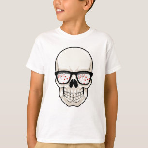 Skull at Poker with Sunglasses T-Shirt