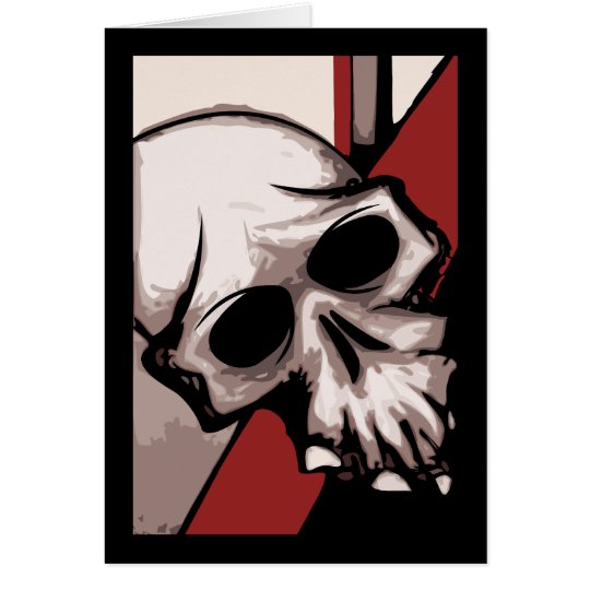 Skull B&R Card