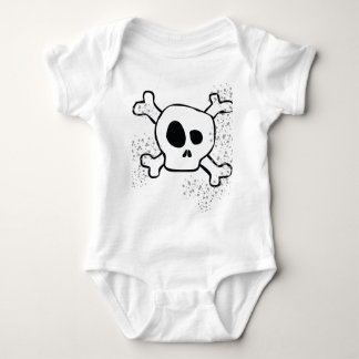 skull baby bodysuit