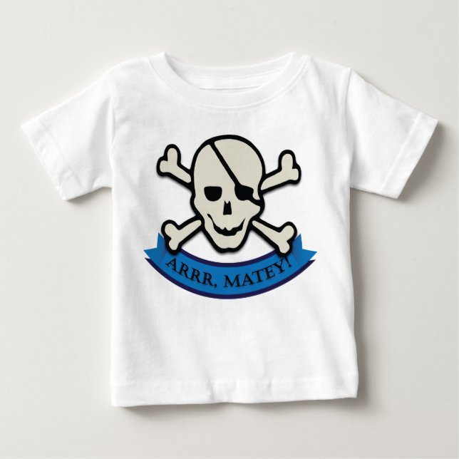Skull - Baby Fine Jersey T-Shirt (Front)