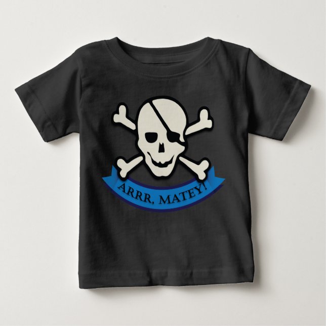 Skull - Baby Fine Jersey T-Shirt (Front)