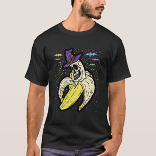Skull Banana Halloween Costume Skeleton Bones Men T-Shirt