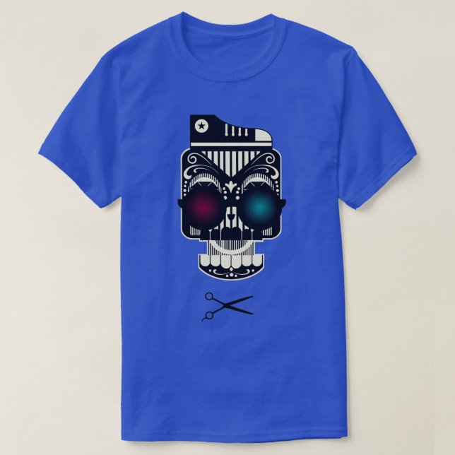 skull barber 2 T-Shirt (Design Front)