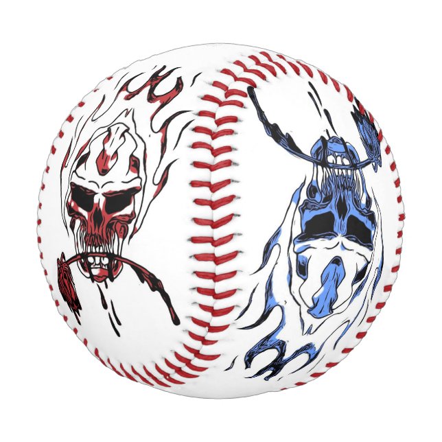 skull Baseball (Angled)