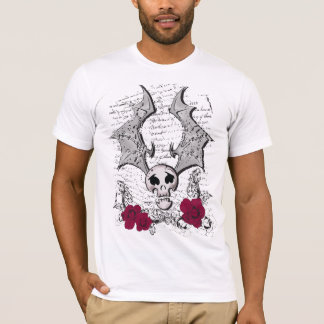 SKULL-BAT ROSES T-Shirt