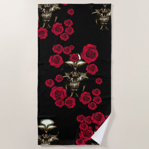 Skull Beach Towel