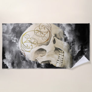 Skull Beach Towel