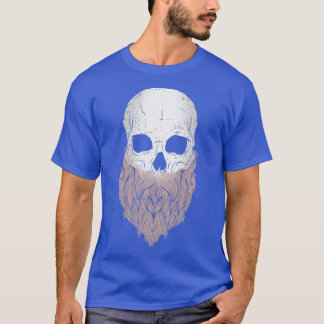 Skull beard full beard T-Shirt