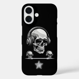 Skull Beats MagSafe iPhone 16 Gothic Headphone iPhone 16 Case