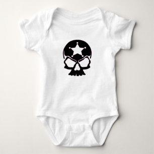 Skull black (Baby Jersey Bodysuit) Baby Bodysuit