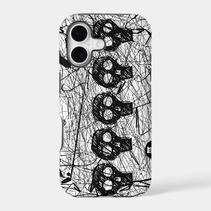 Skull Black Scratch iPhone 5 Case-Mate Case
