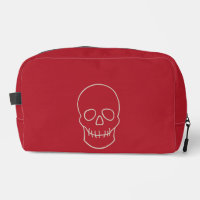 Skull - Blood Red and Bone White