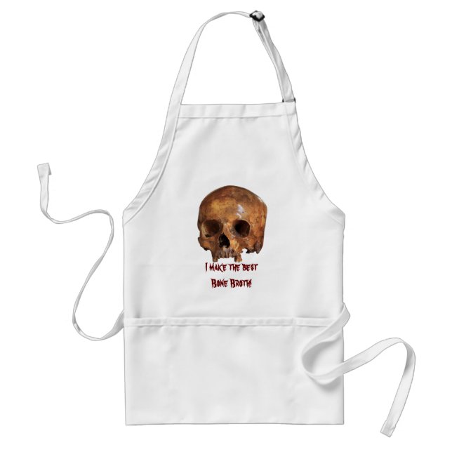Skull Bone Broth Standard Apron (Front)