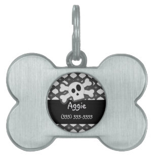 Skull & Bones -1 Pet ID Tag