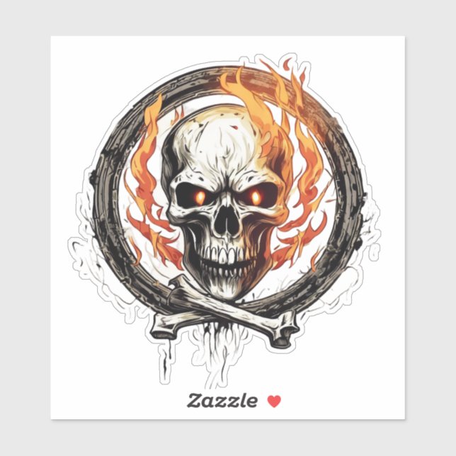 Skull Bones and Fire  (Sheet)
