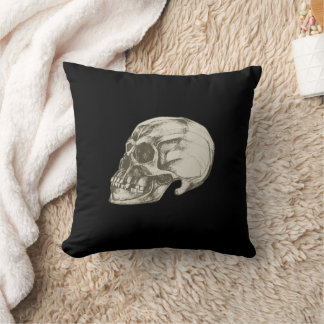 Skull & Bones Halloween Cushion