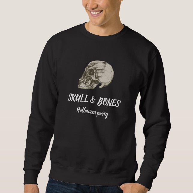 Skull & Bones Halloween Sweatshirt (Front)