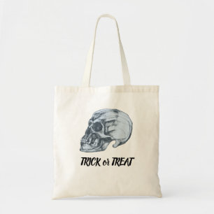 Skull & Bones Halloween Tote Bag