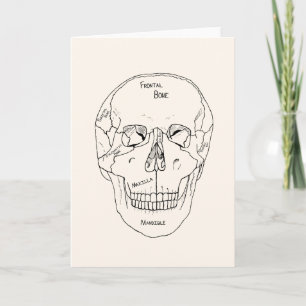 Skull Bones - Labeled Card