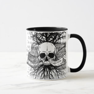Skull & Books Mug