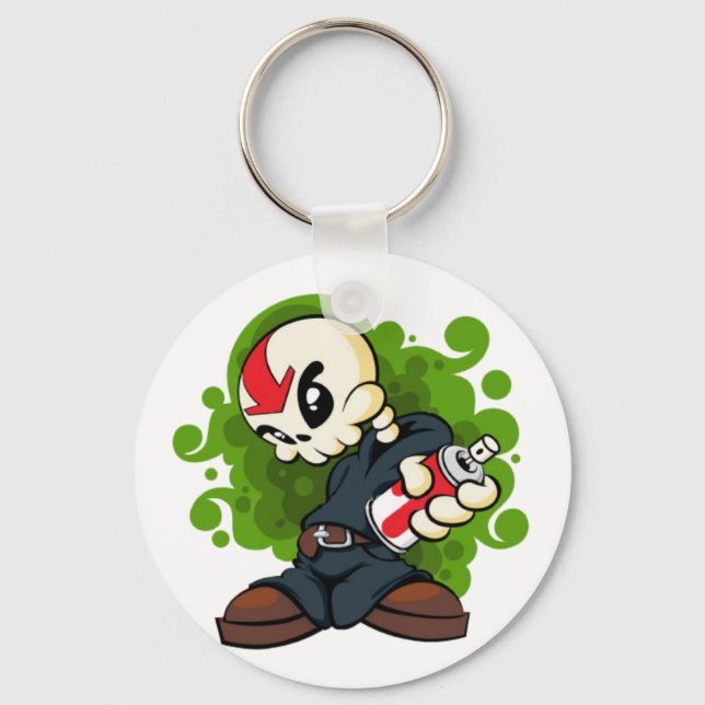 Skull Boy Key Ring (Front)