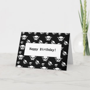 Skull Boys Greeting Card