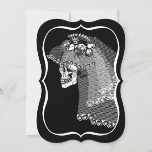 Skull Bride Invitation