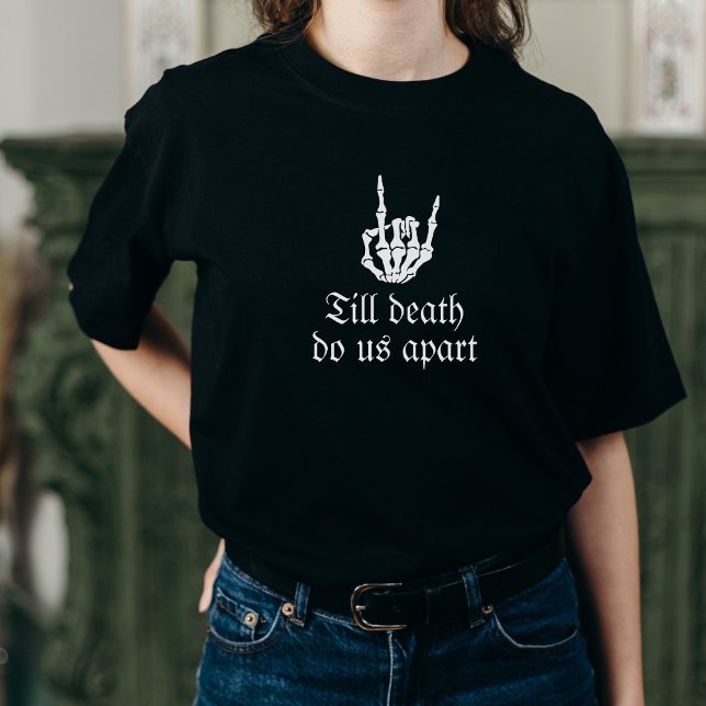 Skull Bride or Die Till Death Bachelorette T-Shirt (Creator Uploaded)