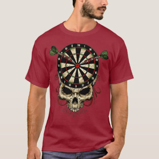 Skull Bullseye - Gift for Dart-Players - Darts T-Shirt