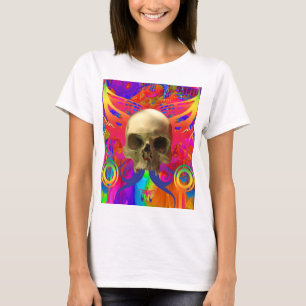Skull Butterfly in Colour T-Shirt