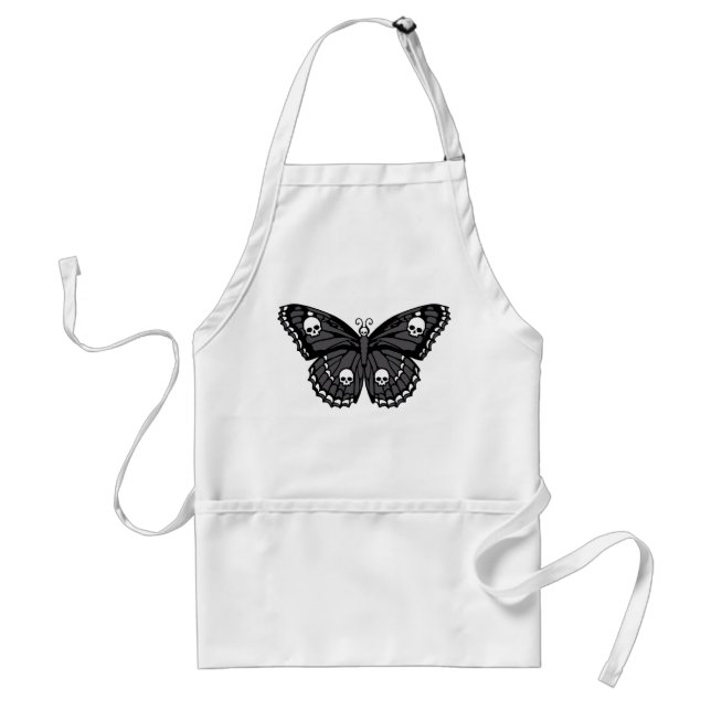 Skull Butterfly Standard Apron (Front)