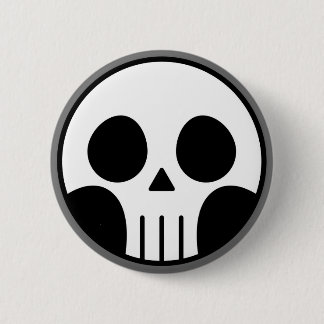 skull button