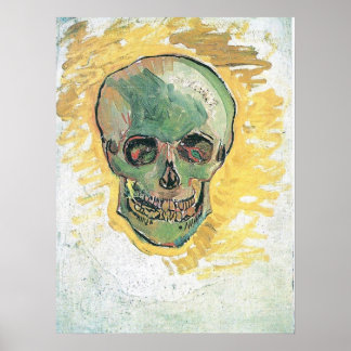 Skull  by Vincent van Gogh Poster