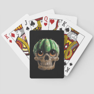 Skull Cactus Playing Cards