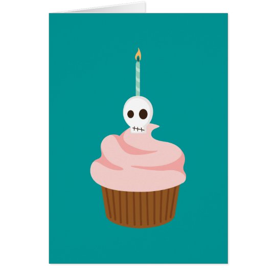 Skull Cake Card