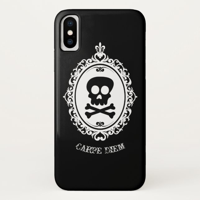Skull Cameo Case-Mate iPhone Case (Back)