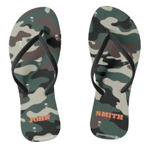 Skull Camo Thongs