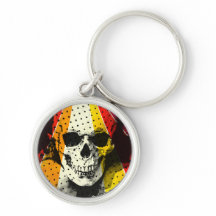 Skull Candy Carnival Keychain