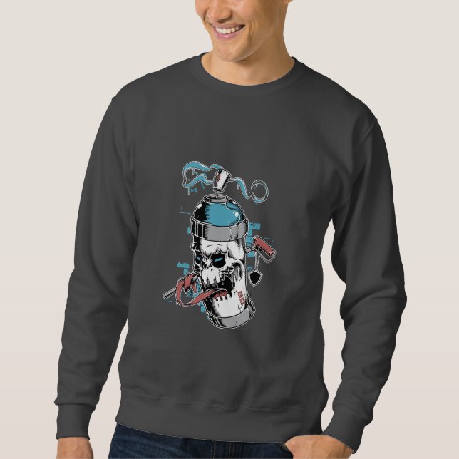 Skull Canister Sweatshirt (Front)