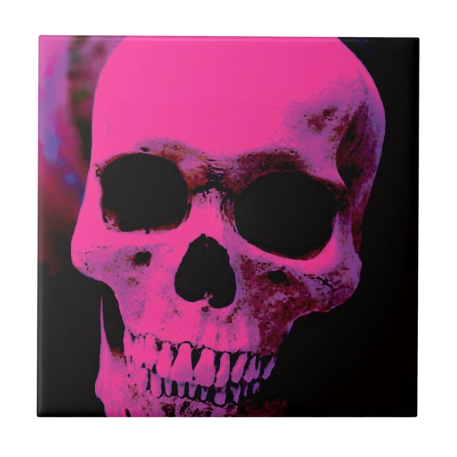 Skull Ceramic Tile (Front)