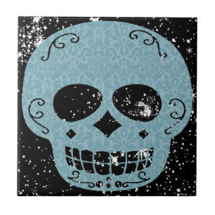 Skull Ceramic Tile