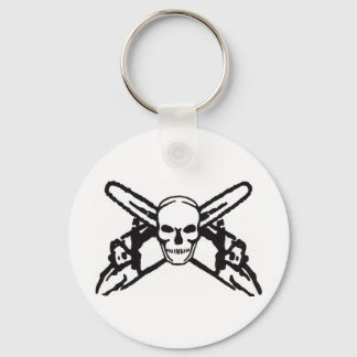 Skull & Chainsaws Key Ring