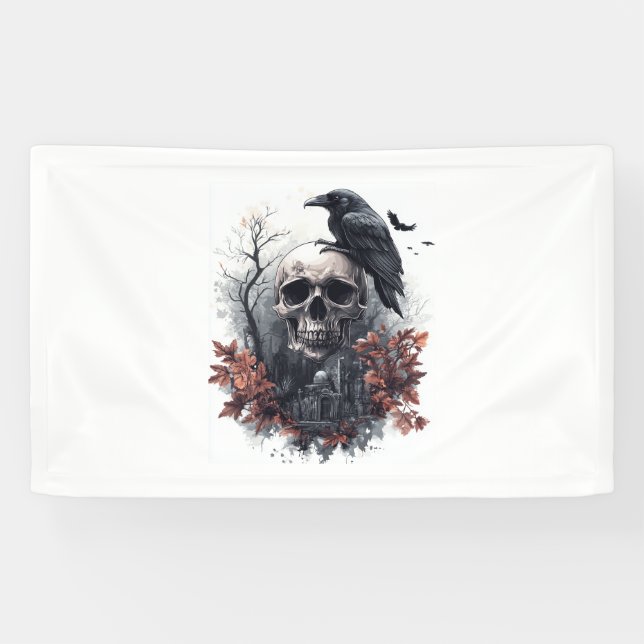 Skull Chef Kitchen Master Banner (Horizontal)
