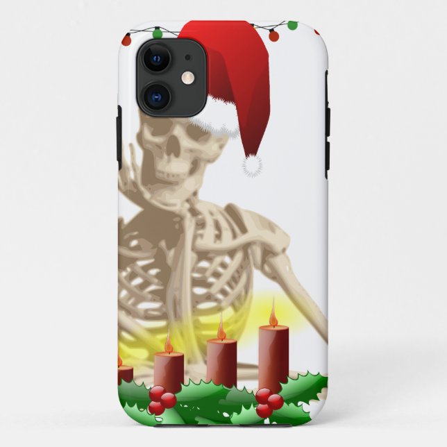 skull christmas Case-Mate iPhone case (Back)