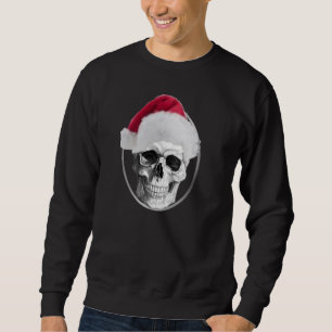 Skull Christmas Santa Sweatshirt