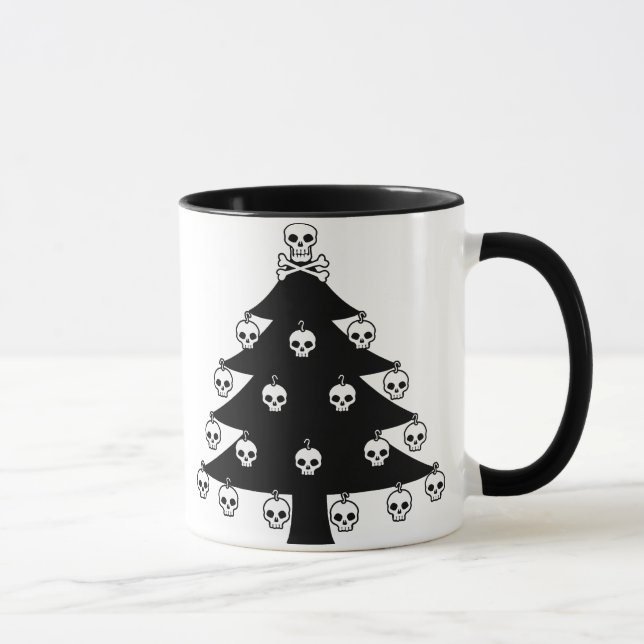 Skull Christmas Tree Mug (Right)