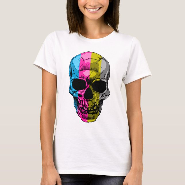 SKULL CMYK T-Shirt (Front)